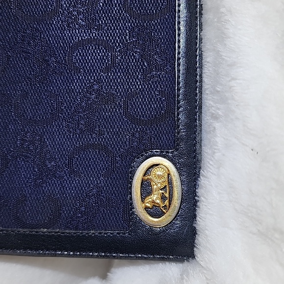 Authentic Celine Canvas and Leather Long Wallet/Checkbook Holder - Picture 2 of 10